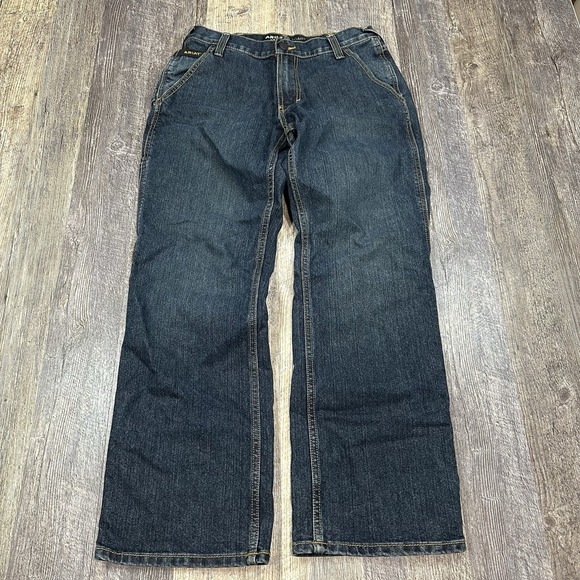 Ariat Other - ARIAT Rebar M4 Relaxed Boot Cut Jean Phantom Carpenter Men's Size 30x30 Workwear